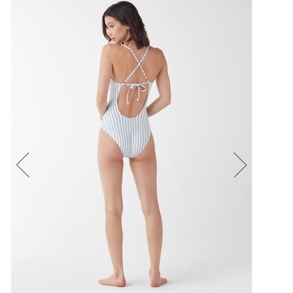 NWT Splendid Stormy Stripe Swim One Piece - Picture 8 of 9